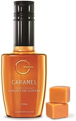 Quarterpast Caramel Coffee Syrup 250ml - 2 Pack