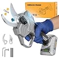 Electric Pruning Shears for Dewalt 20v Battery, Cordless Pruner Garden Tool with LCD Display & 4pcs Imported Steel Blades, 1.2 Inch Cutting Diameter For Gardening Tree Branch (Battery not included)