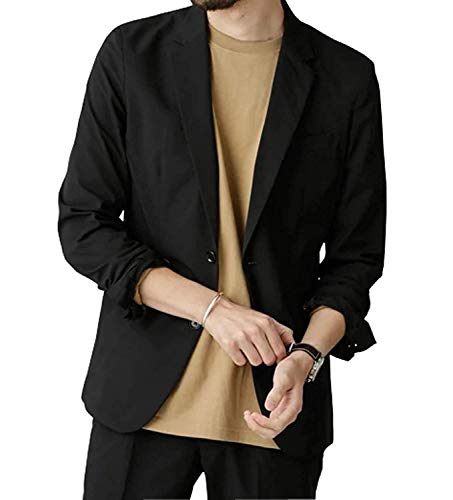 ジャケット メンズ おおきいサイズ ビジネス 春夏 おしゃれ テーラードジャケット黒 ネイビー カーキの評判 口コミ キテミヨ Kitemiyo