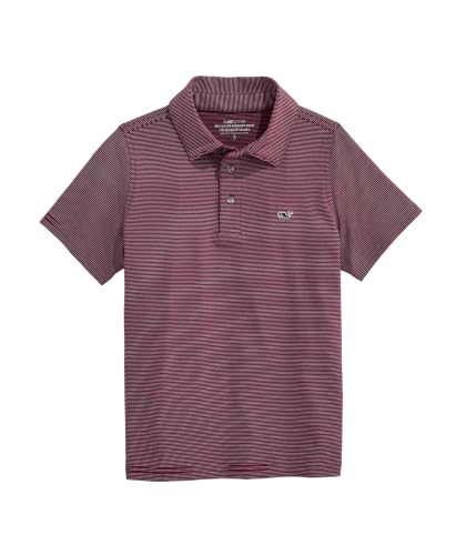 Image of Vineyard Vines Kids St. Jean Stripe Sankaty Polo(Toddler /Little Kid /Big Kid)