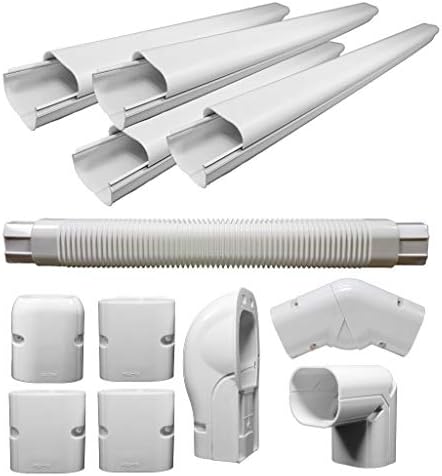 Pioneer Decorative PVC Line Cover Kit for Mini Split Air Conditioners and Heat Pumps