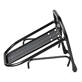 Carro para bicicletas: hecho de material de de aluminio, resistente y duradero, buena textura, estante frontal para bicicletas.
