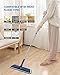 Microfiber Mops for Floor Cleaning - BPAWA Flat Floor Mop Wet Dry Use for Hardwood Floors Laminate Wood Tile Vinyl Wall Hard Surface, Bathroom Kitchen Dust Mop with 4 Reusable Washable Chenille Pads