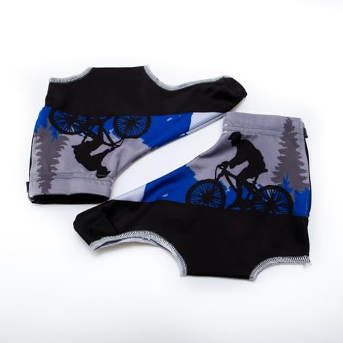 Cubiertas para zapatillas de ciclismo impermeables al viento, para bicicleta de carretera, XL amarillas miniatura 5