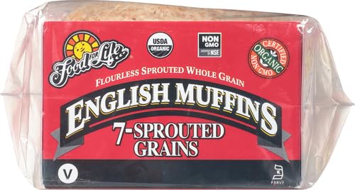 Miniatura 6 de Food For Life, Sprout - Muffins ingleses de 7 granos, orgánico, 16 onzas (congelado)