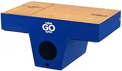 Cajon de Colo com Bongo Acoplado Híbrido 2 em 1 Encaixe Para Correia Profissional Com Captação Plug and Play CAJONGO FCGO27 AZUL