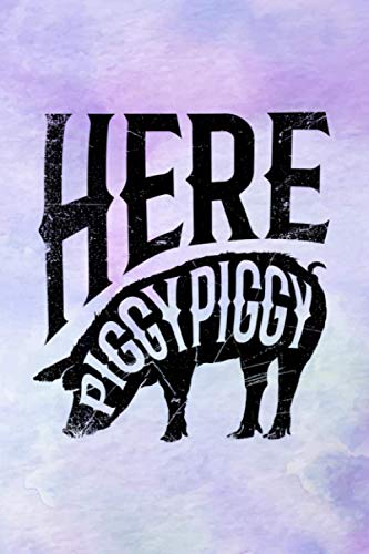 Vitamin & Supplements Tracker Pet Mom Farmer design Here Piggy Hog Hunting Quote Design