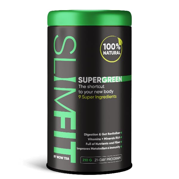WOW TEA: SlimFit SuperGreen - Mezcla rica en nutrientes para el bienestar