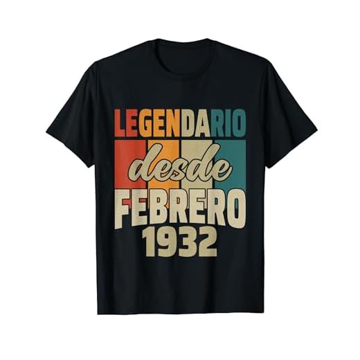 Legendario Desde Febrero 1932 - Cumpleaños 92 Años Camiseta
