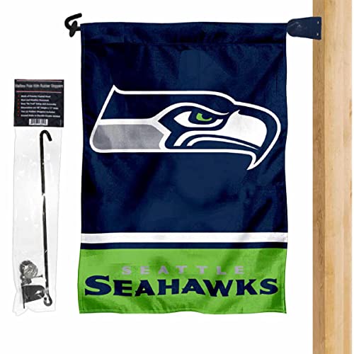 Support drapeau Seahawks extérieur fixation boîte aux lettres et pelouse