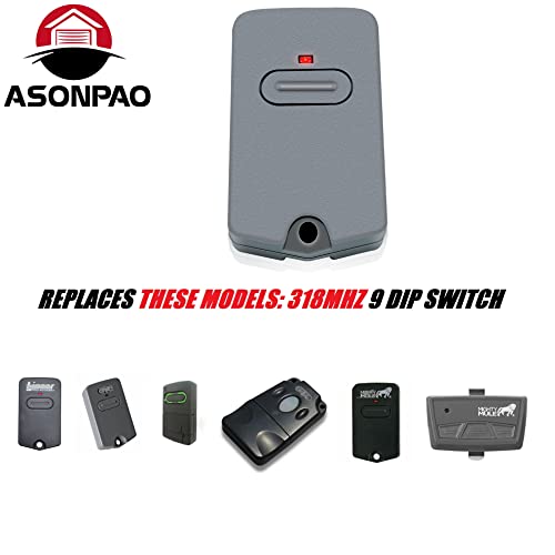 Rb741/Fm135 Gray Remote Transmitter For Gto/Mighty Mule Linear Pro Access Gate Opener(2Pack) #TOP1