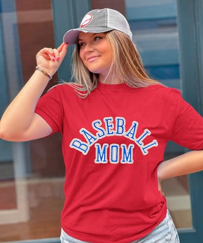 Image of Mama Shirts for Womens Sport Mom Tshirt Ball Mom Gift Tops
