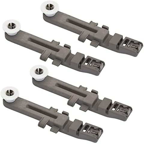 W10571738 Dishwasher Upper Dishrack Adjuster and Wheel Assembly Replacement for Whirlpool Maytag Dishwasher PS11756470, WPW10571738,AP6023130, 3449627 (4pack) Cover