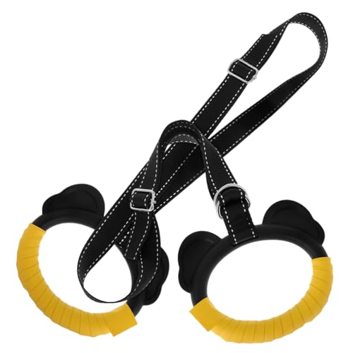 Anillas para gimnasia resistentes con correas para entrenamiento en casa
