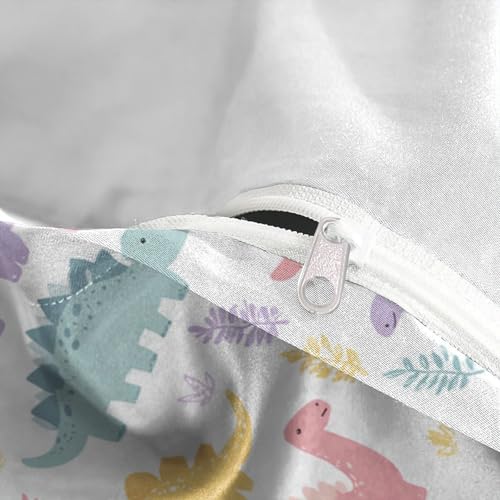 Housse de couette dinosaures 135x200 parure de lit microfibre single - 8