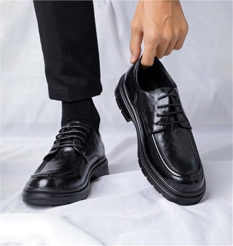 Business Casual Modern Work Wedding Shoes Men's Fashion Dress Oxford Style Formal Classic Lace Up4
