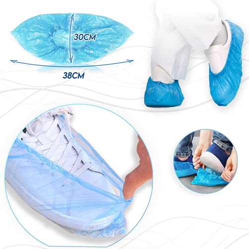 VRacing Copriscarpe Monouso, Dispenser Copriscarpe...