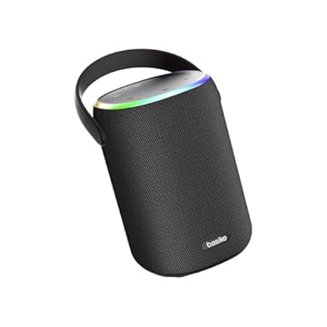 Caixa De Som Portátil 80w Bluetooth Bass Boost Grave Potente Alto-falante Bluetooth portátil IPX7 Resistência a água com Luz LED de Ritmo para Festas, Praia e Acampamentos, Compatível com TWS