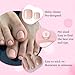 LoveOurHome 120pc Nude Press on Toenails Women Fake Toe Nails with Tabs, Nude Tan Fake Toenails Press on Toe Nails Glue on Toenail Acrylic Toe Nail Tips Artificial False Toenail for Women