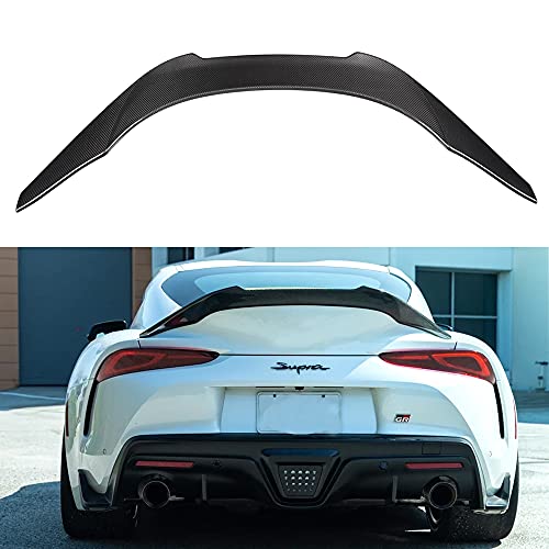 XinYu Carcyling Real Carbon Fiber Trunk Spoiler For Toyota Supra A90 Coupe 2019-2021