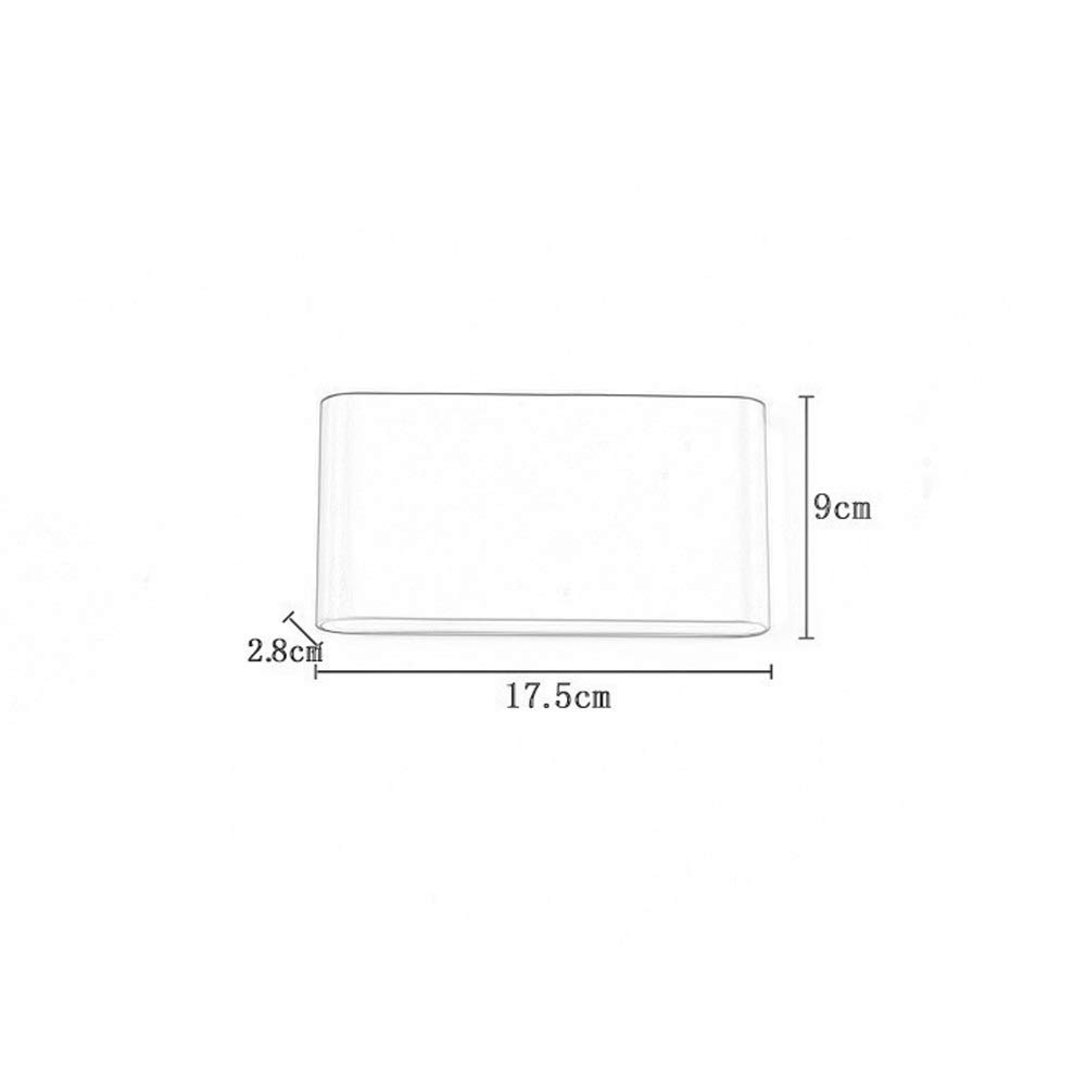 Nowoczesna lampa ścienna LED, 12 W, ciepła biel 3000 K, oświetlenie w górę i w dół, wodoodporna, do salonu, sypialni, korytarza, dekoracji domu (kolor: Czarny - 4000 K)