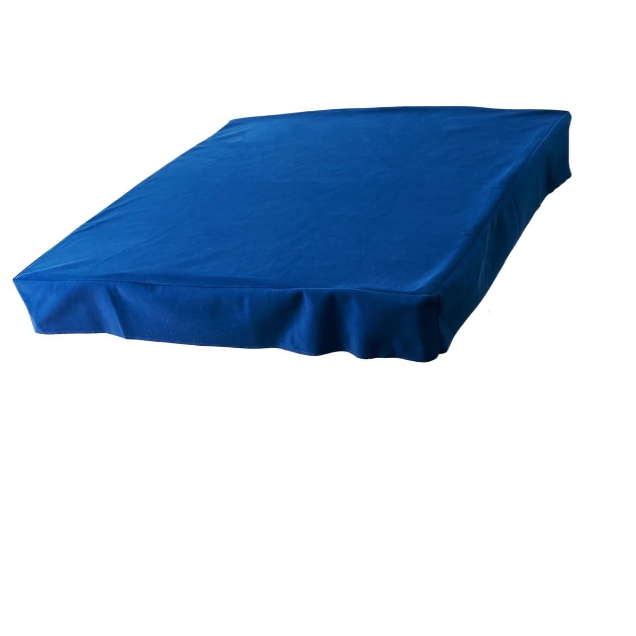 Qvorlth Card Table Cover Game Table Cover Decorative Felt Card Foldable Poker Soft Cloth For Cards Mahjong(Blue)