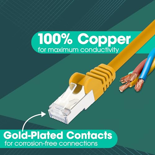 Cable de Red Intellinet Cat5e 10 Cables 2 ft Amarillo miniatura 3
