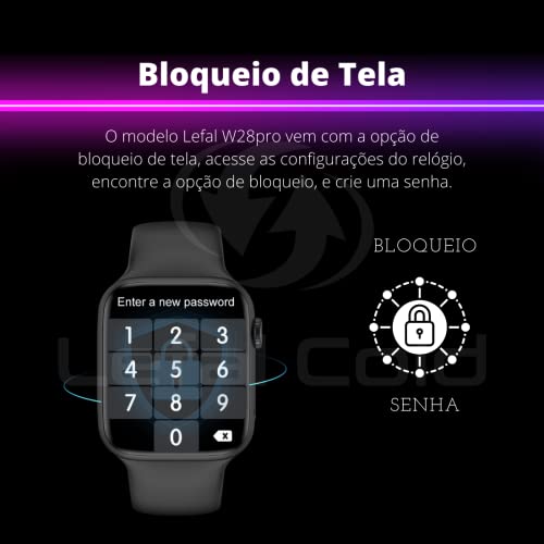 SmartWatch IWO W28pro Série 8 Relógio Inteligente com Funções de Esporte e Outros, 45mm e na Cor (Ro
