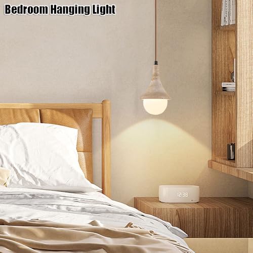 Lámpara colgante moderna G9 de cristal de mármol para acabar con rincones oscuros 5