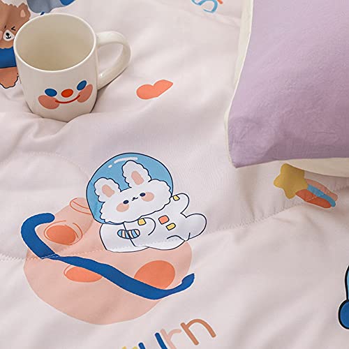 Colcha de edredón delgada verano cama doble decoración 6