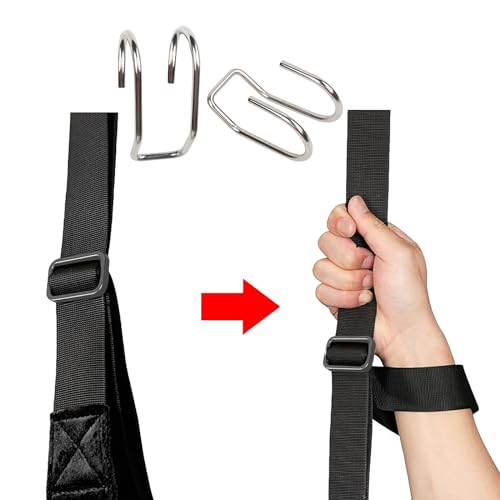 Cervical Neck Traction Device for Horizontal Bar Home Use, Neck Stretcher Traction Harness with Hook for Neck Pain Relief, Neck Traction Device for Home Use to Relieve Neck Pain