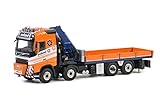 Truck im Maßstab 1:50 FloZ Für Volvo FH4 Globetrotter 8x2 Tagachse PALFINGER PK 92002 SH JIB 01-2747 1/50 DIECAST Modell LKW