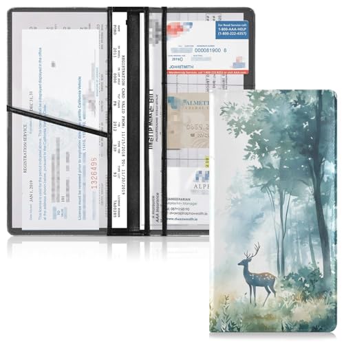 Organizador De Documentos De Cuero Slim miniatura 2