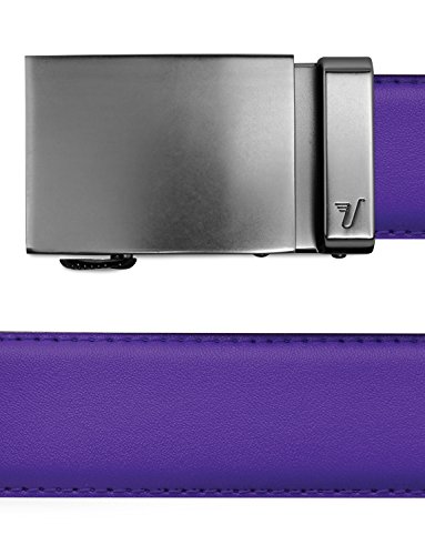 Image of Mission Belt Men's Leather Ratchet Belt, 40mm Metal Collection
