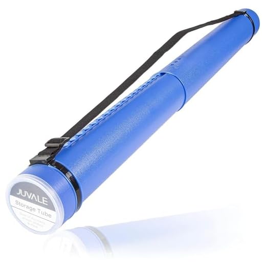 Juvale Blue Expandable Storage Tube for Posters, Blueprints, and Artwork (24 to 40 Inches)
