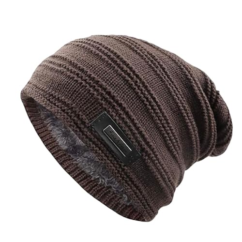 Bonnet de tête de mort tricoté en maille dense et douce