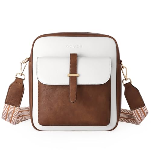 Image of GOIACII Crossbody Bags for Women Travel Purses Leather Handbags Medium Shoulder Bag with Adjustable Strap