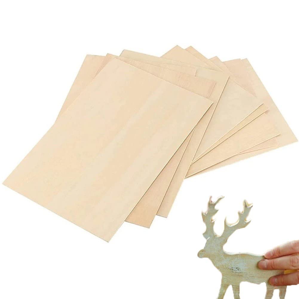 Plaques de bois inachevé anti-éclats pour réussir toutes vos découpes de maquettes