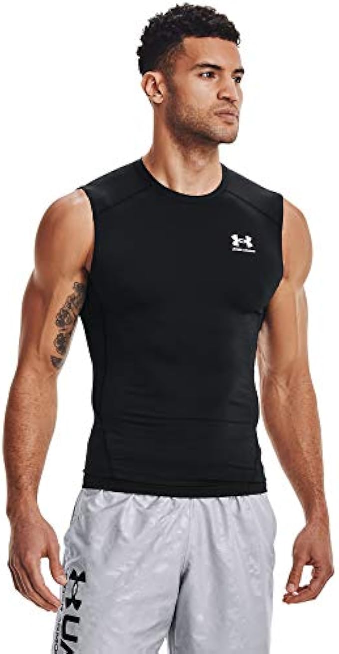 Under Armour Men's HeatGear Compression Sleeveless T-Shirt