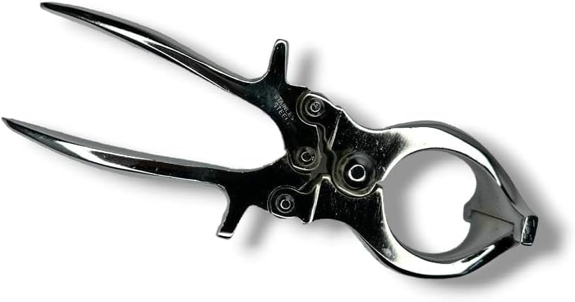 MEDIWAVE Burdizzo Castrator | Veterinary instruments | Castration Clamp | For Animals Sheep, Goats and Pig | Castration Pliers | 9 Inch | Stainless Steel