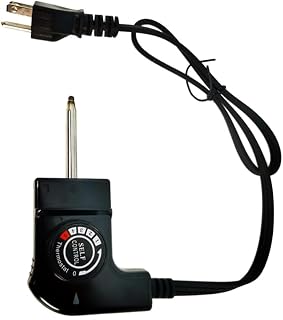 AC Power Cable for cuisinart Fondue Pot Power Cord,Temperature Control Probe Power Cord for George Foreman Grill,Heritage Grill,Masterbuilt Smokers Turkey Fryers,Thermostat Control Power Cord