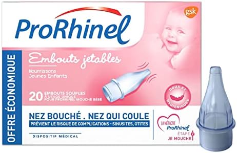 Prorhinel - Disposable Baby Tips (Manual x20, Soft Tips, for Plug...