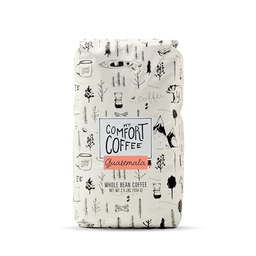 Image of Mt. Comfort Coffee Guatemala Medium Roast, 2.5lb - Sourced From Small, Guatemalan Coffee Farms - Flavor Notes of Chocolate & Caramel - Roasted Whole Beans