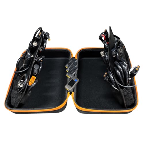 Image of pecron U20 Universal Cable Kit with 17 Different XT60 Adapter Cables, 3*Z30 Hub, 1*Monitor Hub, XT60-F to MC4 /DC5525 /Cigarette Adapter /XT60 Female /XT60 Male for Power Station, Solar Panel