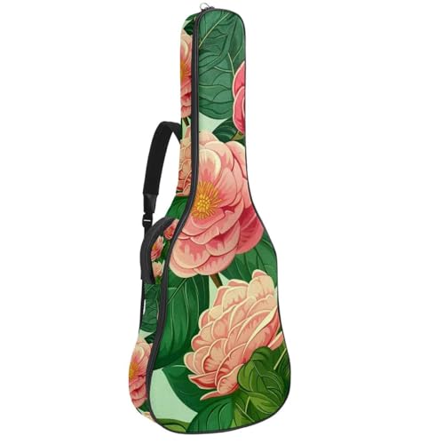 Sac à dos pour guitare basse et acoustique 109 cm rose en Oxford