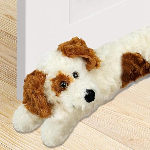 Magic Toy Shop Cream Dog Draft Excluder Cushion