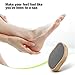 FERYES Glass Foot File Callus Remover with Bamboo Handle - Nano Glass Foot Scrubber for Dead Skin Pedicure File - Your Path to Silky, Smooth Feet