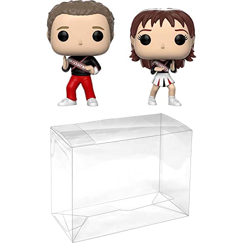 S P A R T A N Cheerleaders: P O P ! Vinyl Figurine Bundle With 1 Compatible Protector (33112 - B)