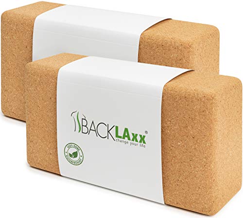 CAWi BalanceBlocks Lot De 2 Blocs De Support En Bois Pour Yoga Et