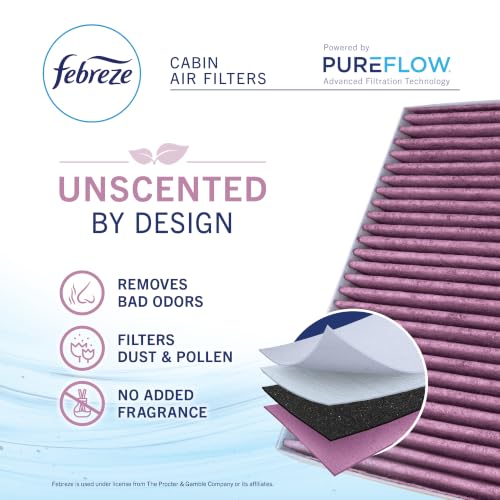 Febreze Odor Control Cabin Air Filter by PUREFLOW RZ18128 Fits 2022-2026 Hyundai Tucson 1.6L, 2.5L, Santa Cruz 2.5L, Kia EV6, Elantra N 2.0L by Febreze - Image 3